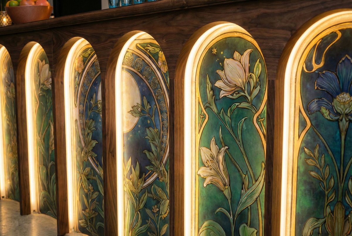 Bespoke backdrop installation